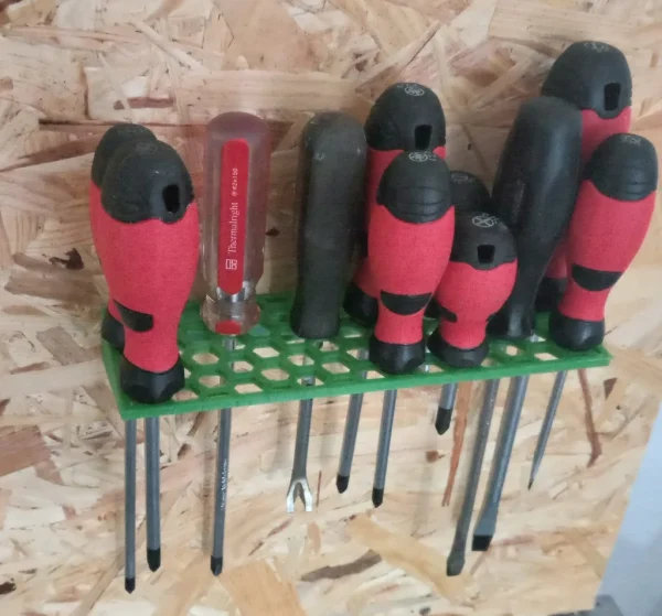 Hex skruetrækkerholder til pegboard - Billede 2