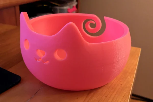 Garnskål med kat - Billede 3
